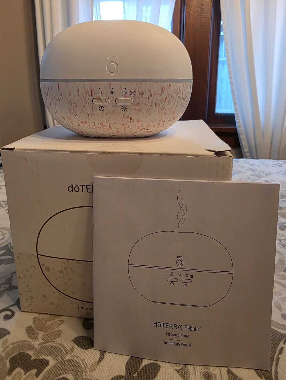 doTERRA Pebble Ultrasonic Diffuser Pink Terrazzo Limited Edition NIB